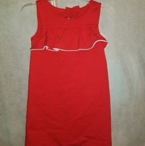Girls Janie and Jack Red Dress Size 6 Never Worn